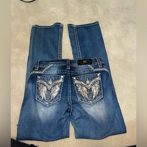 Womens Miss Me bootcut jeans